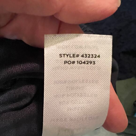 Lulus Women's Navy Blue Lace Shift Dress Size Large Wedding Guest Special Event - Picture 10 of 10